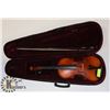 Image 1 : NATURAL VIOLIN WITH BOW AND CASE.