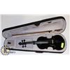 Image 1 : SAMNOON BLACK VIOLIN WITH BOW AND CASE.