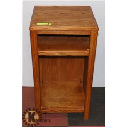 SOLID WOOD ENTRY TABLE WITH SHELF