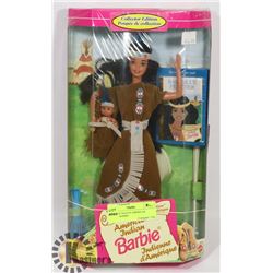VINTAGE SEALED AMERICAN INDIAN BARBIE.