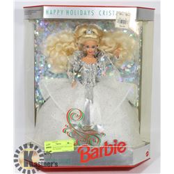 VINTAGE SEALED HAPPY HOLIDAYS CRISTALLINE BARBIE.