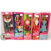 Image 1 : BOX OF 5 ASSORTED COLLECTORS BARBIES.