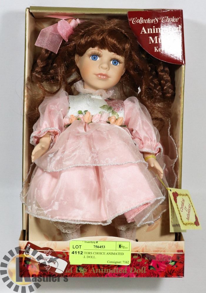 COLLECTORS CHOICE ANIMATED MUSICAL DOLL.
