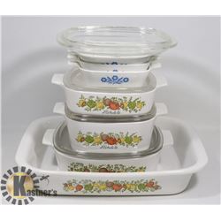 BOX OF ASSORTED CORNINGWARE