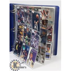 BINDER OF ASSORTED BASKETBALL INSERT AND ROOKIE