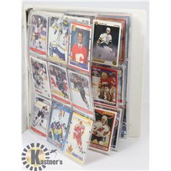 BINDER OF ALL HOCKEY ROOKIE CARDS