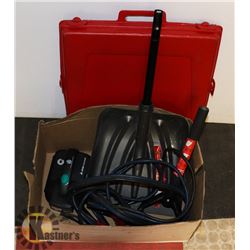 CRATE W/ BOOSTER CABLES, COLLAPSIBLE TELESCOPING