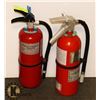 Image 1 : LOT OF 2 X 5LBS CHARGED FIRE EXTINGUISHERS