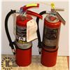 Image 1 : LOT OF 2 X 5LBS CHARGED FIRE EXTINGUISHERS