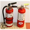 Image 1 : LOT OF 2 X 5LBS CHARGED FIRE EXTINGUISHERS