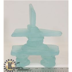 DECORATIVE GLASS INUKSHUK