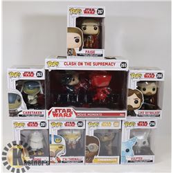 LOT OF 14 FUNKO POP STAR WARS COLLECTION WITH