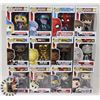 Image 1 : LOT OF 12 FIUNKO POP MARVEL IRON MAN, SPIDERMAN,