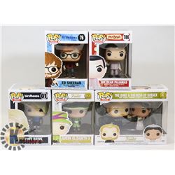 LOT OF 5 FUNKO POP QUEEN ELIZABETH II, ED