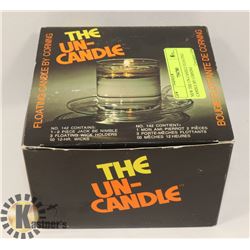 NEW THE UN-CANDLE FLOATING CANDLE BY CORNING