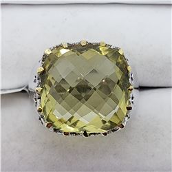 LEMON TOPAZ(9CTS) RING
