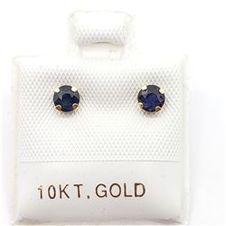 10K SAPPHIRE(0.65CTS) EARRINGS