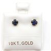Image 1 : 10K SAPPHIRE(0.65CTS) EARRINGS