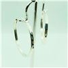 Image 2 : S/SIL HOOP  EARRINGS