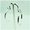 Image 3 : S/SIL HOOP  EARRINGS