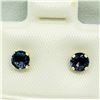 Image 1 : 14K IOLITE(0.46CTS) EARRINGS