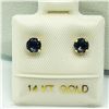 Image 3 : 14K IOLITE(0.46CTS) EARRINGS