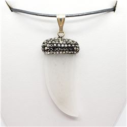 S/SIL GEMSTONE NECKLACE