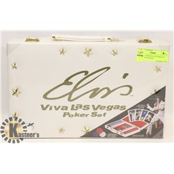 LIMITED EDITION ELVIS PRESLEY POKER SET SEALED.