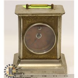 ANTIQUE CARRIAGE CLOCK - AS IS.