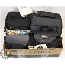 FLAT OF CAMERA BAGS