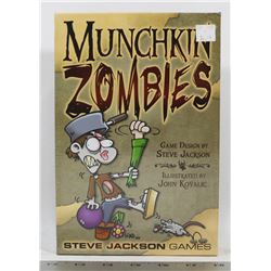 MUNCHKIN ZOMBIES CARD GAME.