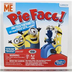 PIE FACE DESPICABLE ME EDITION.