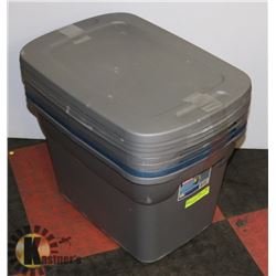 BUNDLE OF STERLITE STORAGE CONTAINERS -