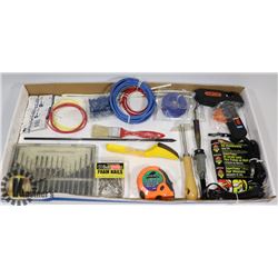 HOBBY KIT, GLUE GUN, JEWELLERS SCREWDRIVERS ETC