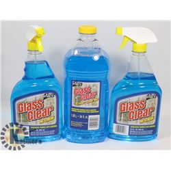 NEW GLASS CLEANER/ 2 -32FLOZ SPRAY &