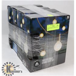 4 BOXES FROSTED STRING LIGHTS / NOTE: