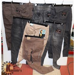 8 PAIRS OF NEW WOMENS PANTS ALL SIZE 8