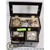 Image 1 : JEWELLERY  BOX FULL OF ASSORTED JEWELLERY