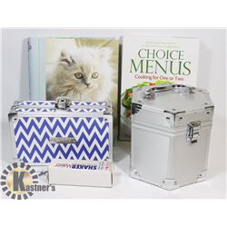 TRAVELING MAKEUP BOXES AND MORE