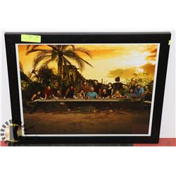 LOST CAST PICTURE     18" X 20"