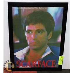 FRAMED SCARFACE TONY MONTANA PICTURE