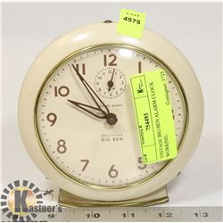 VINTAGE BIG BEN ALARM CLOCK WORKING.