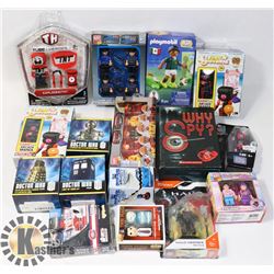 FLAT OF SMALL SEALED TOYS BLOCK TECH