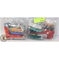 BAG OF ASSORTED LIGHTERS