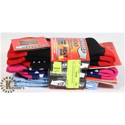 3PK LADIES INFRARED SOCKS.