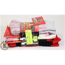 3PK LADIES INFRARED SOCKS.