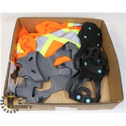 BOX OF TWO NEW SIZE LARGE BOOT/ICE