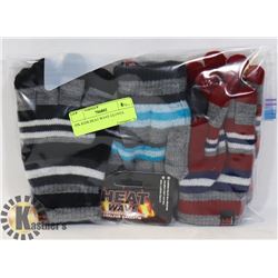 3PK KIDS HEAT WAVE GLOVES.
