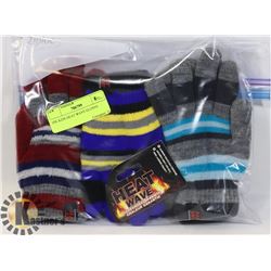 3PK KIDS HEAT WAVE GLOVES.