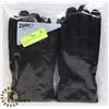 Image 1 : 2PK LADIES LEATHER GLOVES X-LARGE
